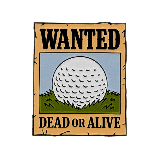 Wanted Poster Ball Marker