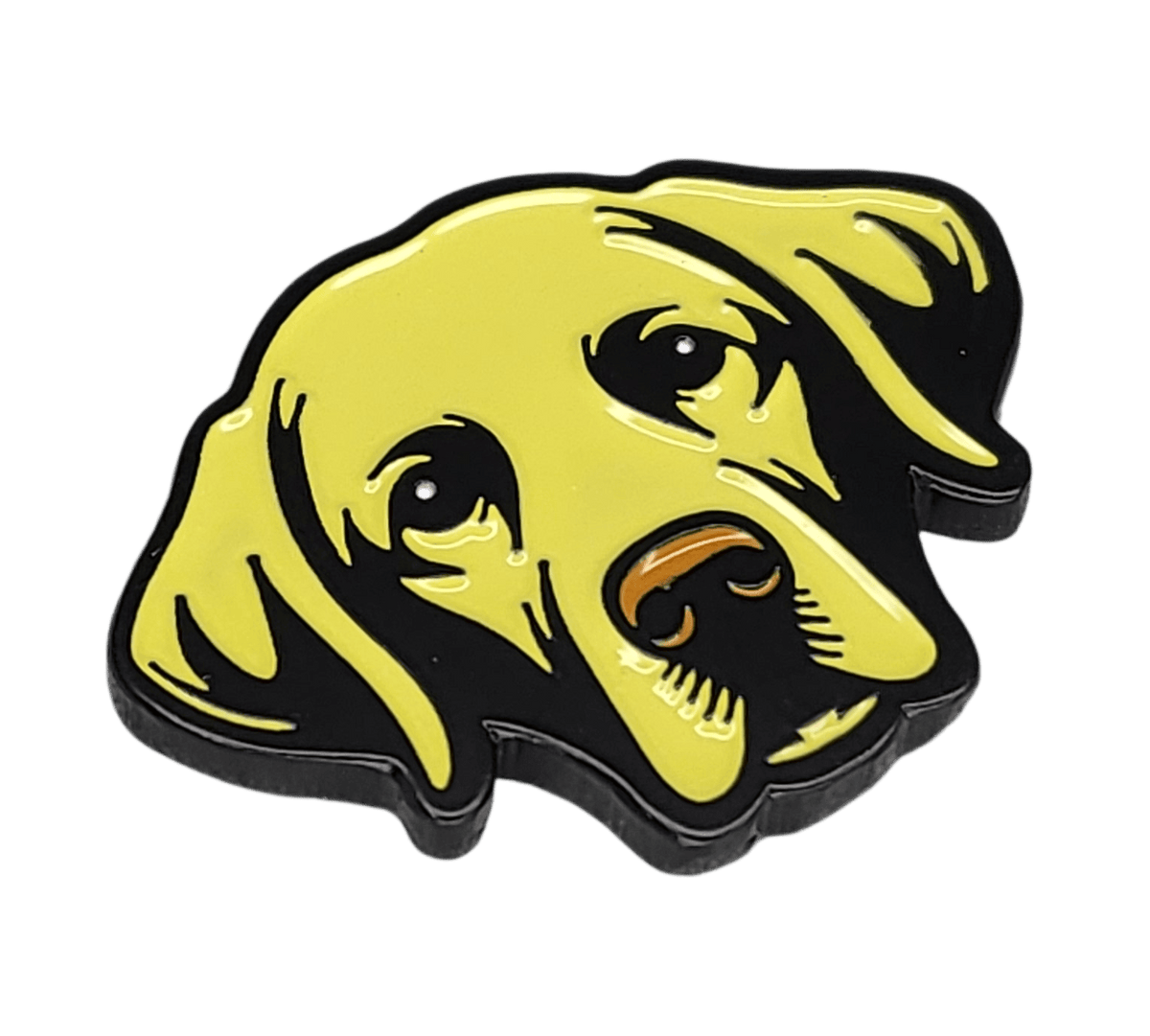 Yellow Labrador Ball Marker & Hat Clip - product detail 2