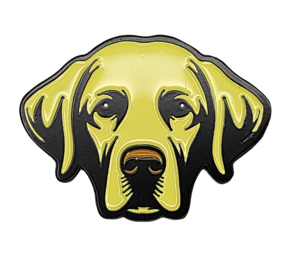 Yellow Labrador Ball Marker & Hat Clip - product detail 3