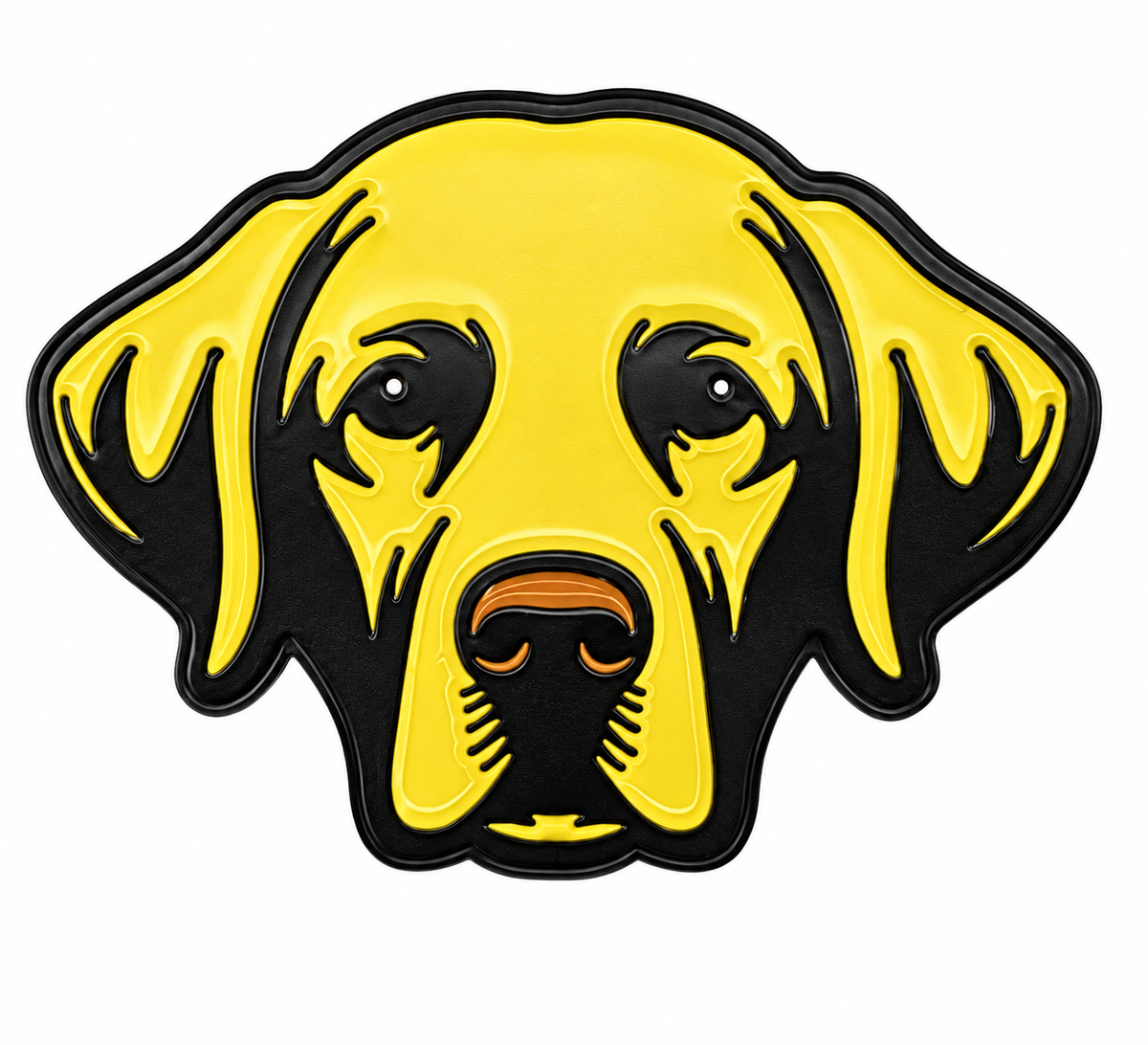 Yellow Labrador Ball Marker & Hat Clip
