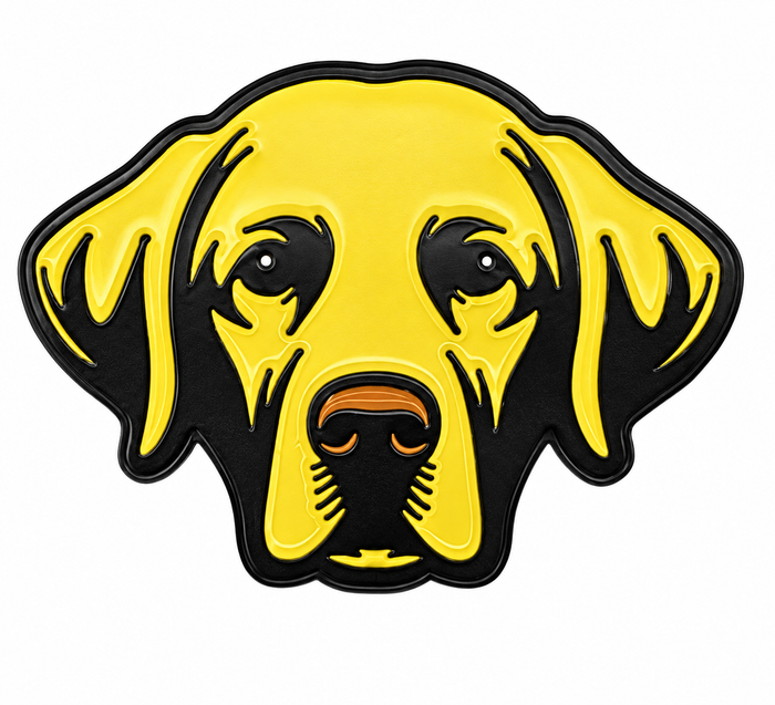 Yellow Labrador Ball Marker & Hat Clip