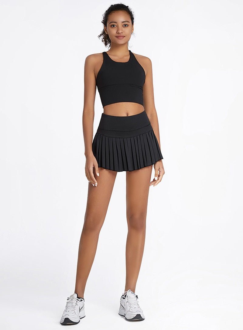 Ace It Active Skort – Play Hard, Look Good - Simple Black XS - Club Rehab