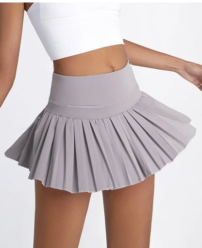 Ace It Active Skort – Play Hard, Look Good - Deep Grey Purple XS - Club Rehab