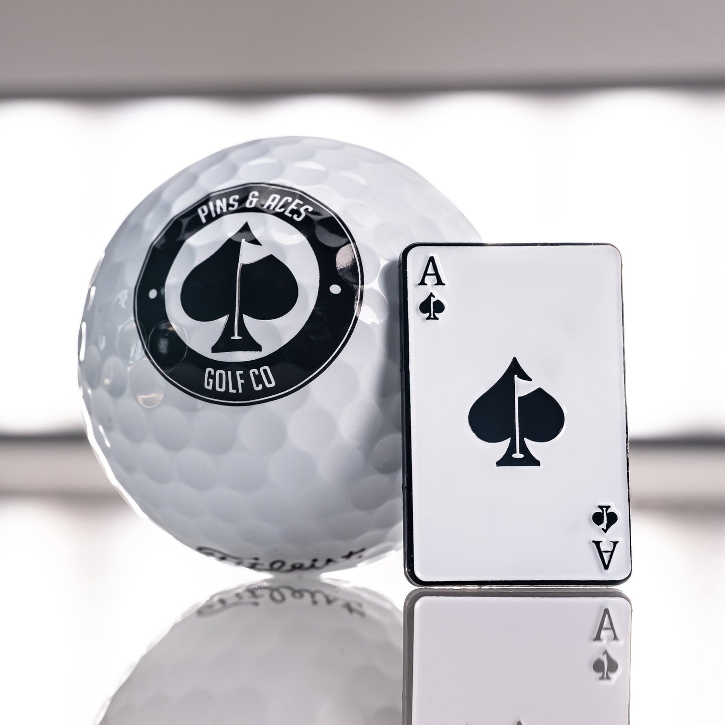 Ace of Spades Ball Marker - Club Rehab