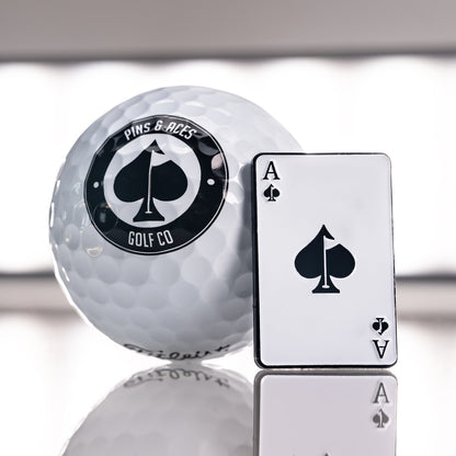 Ace of Spades Ball Marker - Club Rehab