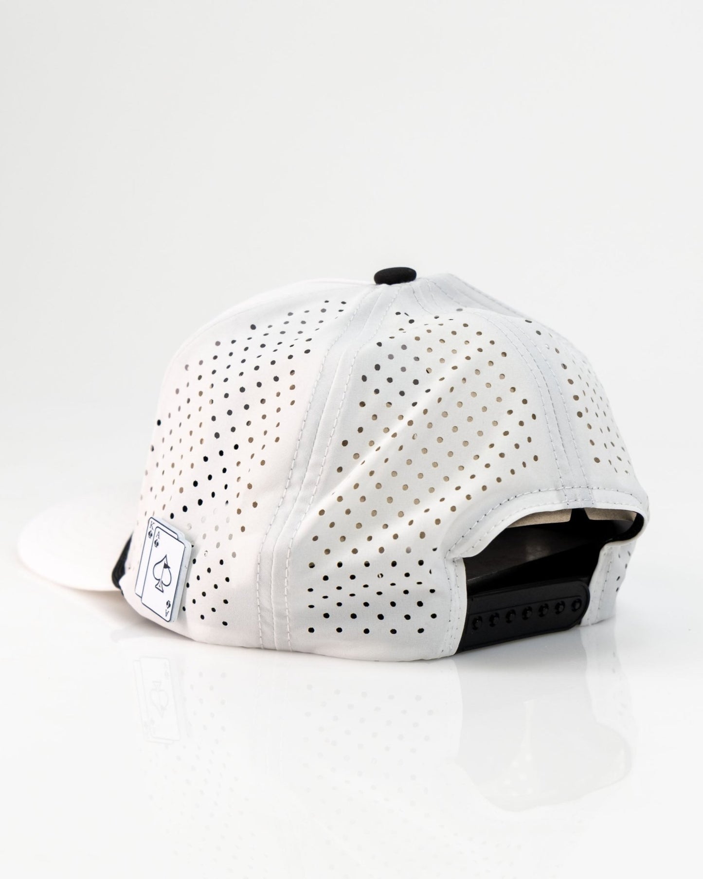 Ace/King White - Perforated Rope Hat - Club Rehab