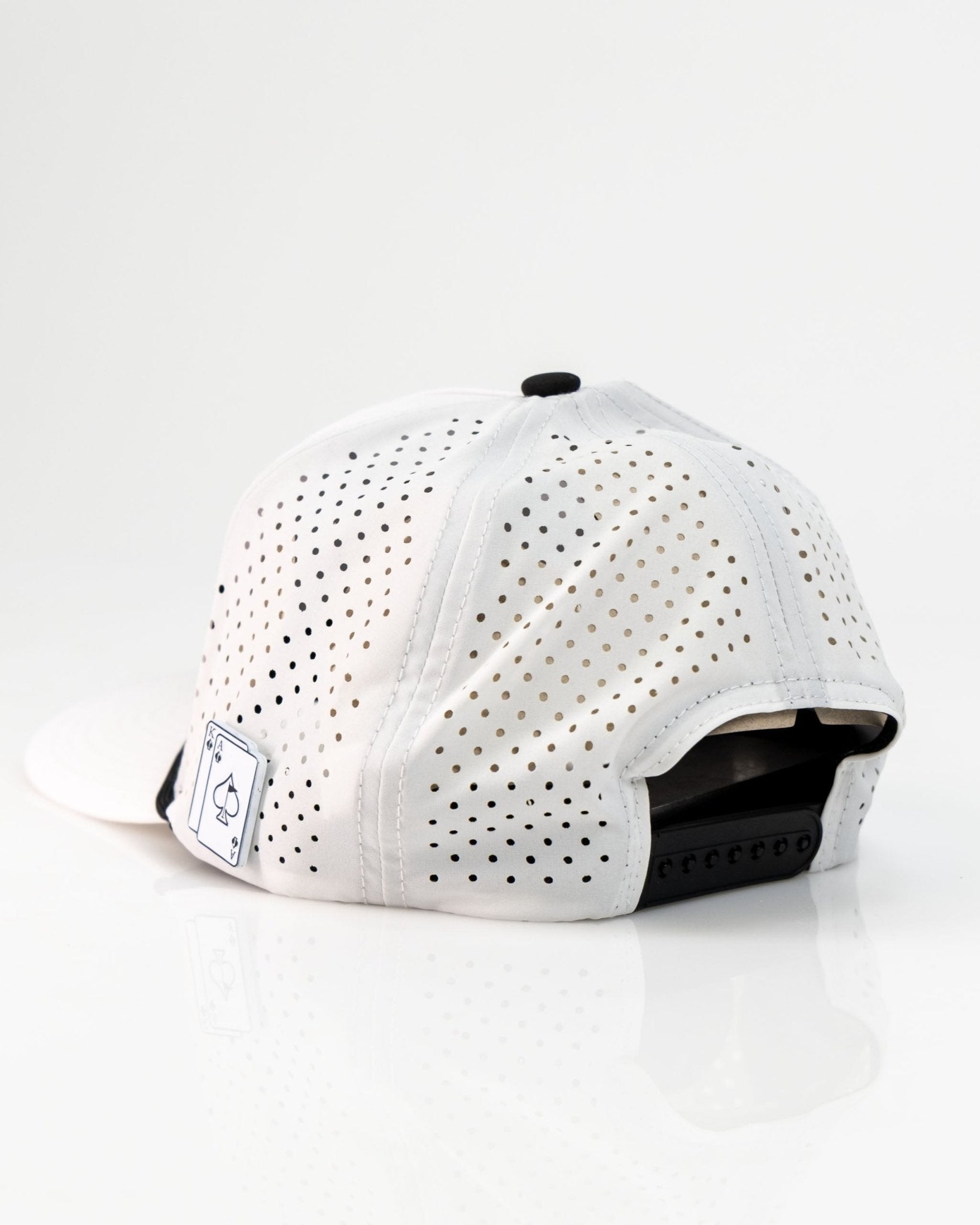 Ace/King White - Perforated Rope Hat - Club Rehab