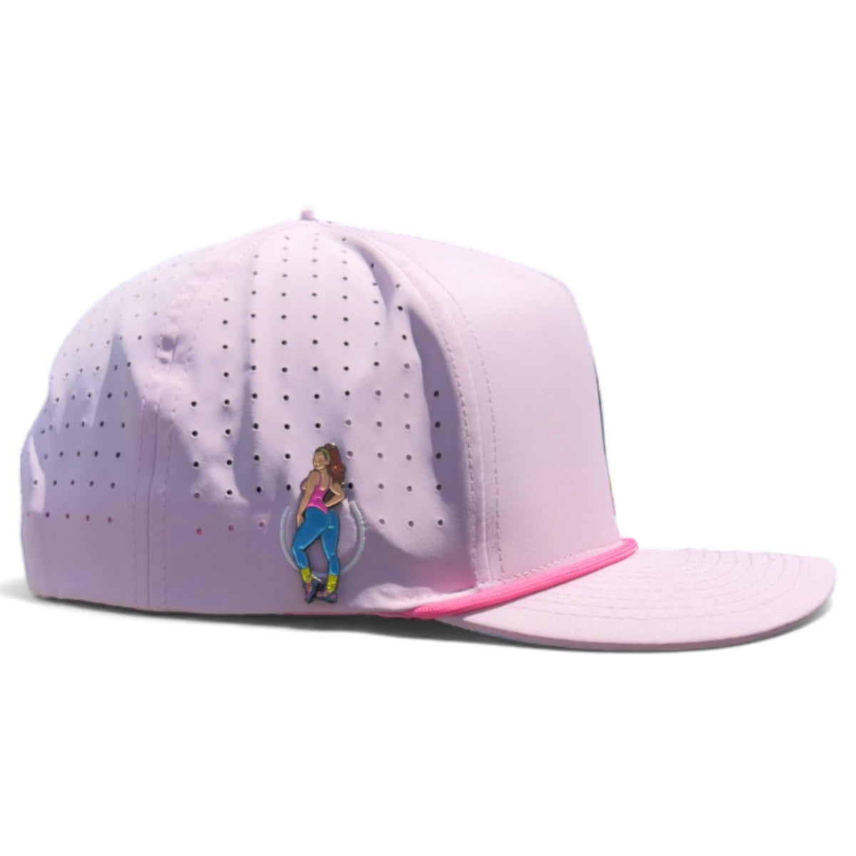 Aerobic Angel Golf Hat | Snapback Cap | Built-in Magnetic Ball Marker Holder + Marker Included | Adjustable | Yoga - Club Rehab