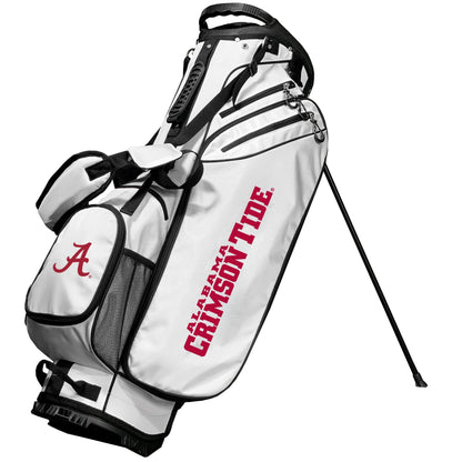 Alabama Crimson Tide Birdie stand golf bag, White color