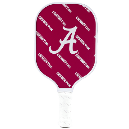Alabama Crimson Tide Pickleball Paddle | Carbon Fiber Face | 12mm Core - Club Rehab
