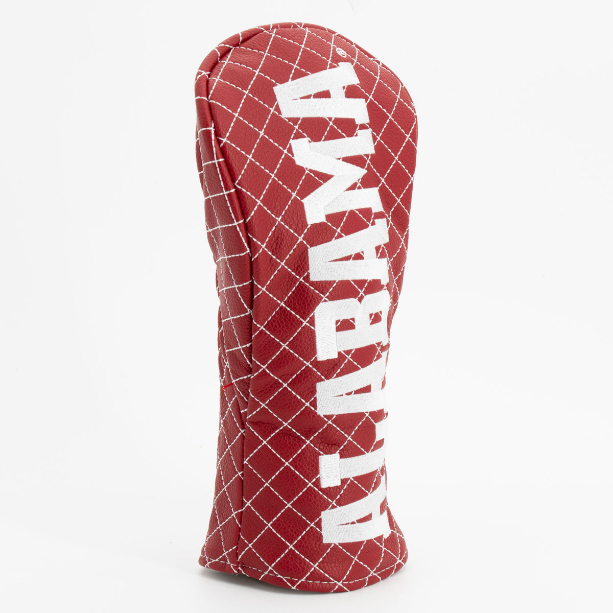 Alabama Crimson Tide Solid Quilted Fairway Headcover, angled view
