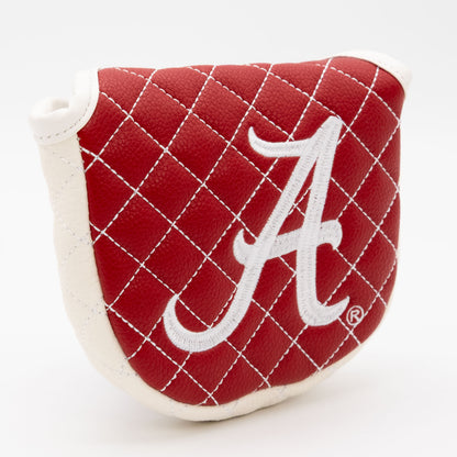 Alabama Crimson Tide Solid Quilted Mallet Putter Cover, angled view