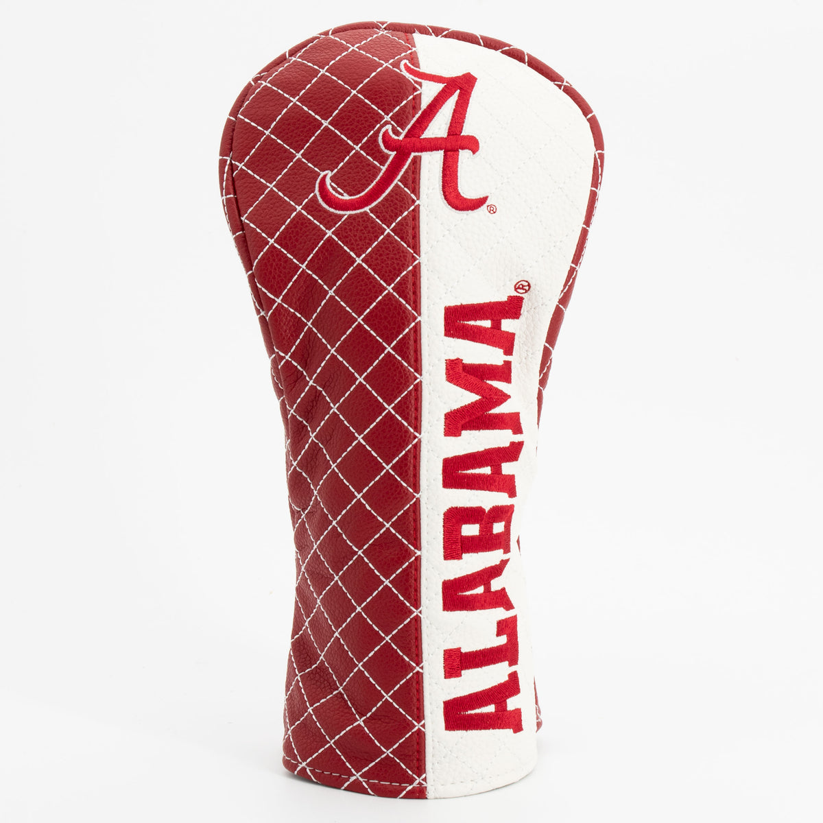 Alabama Crimson Tide Split Quilted Fairway Headcover, front view
