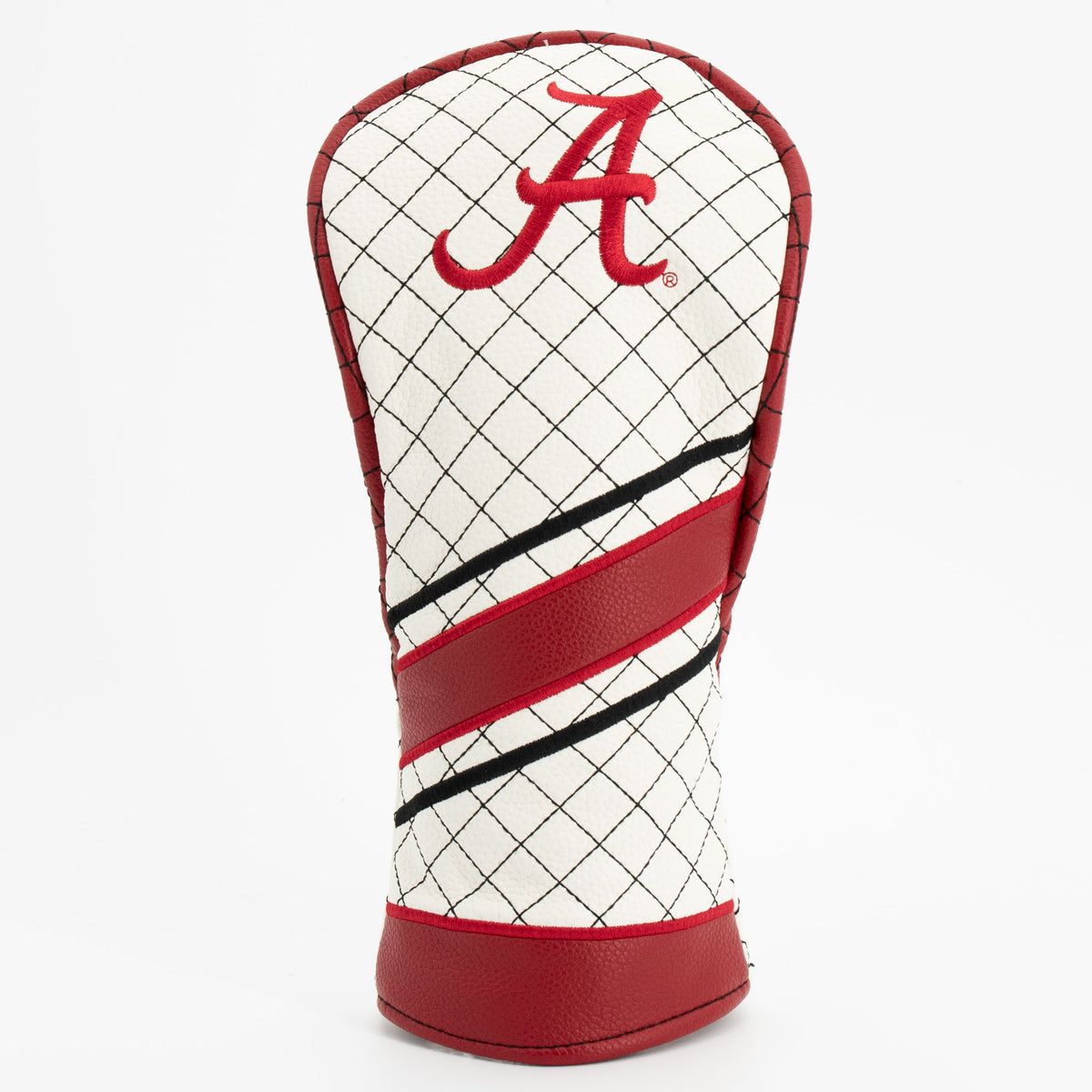 Alabama Crimson Tide Striped Quilted Fairway Headcover, front view