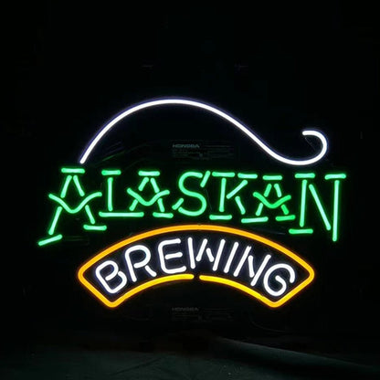 Alaskan Brewing Beer Neon Signs Light - Club Rehab
