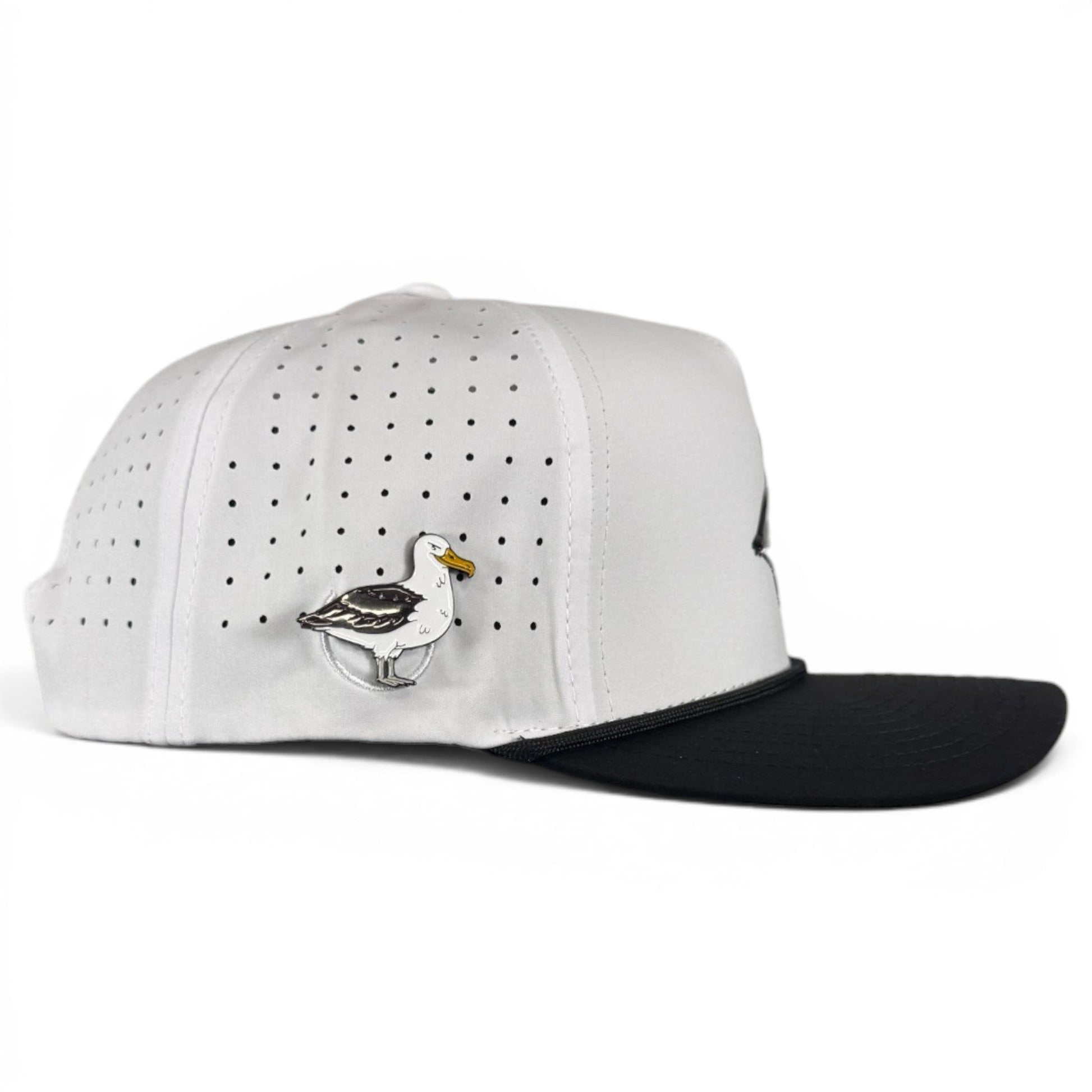 Albatross Golf Hat | Snapback Cap | Built-in Magnetic Ball Marker Holder + Marker Included | Adjustable | Bird - Club Rehab