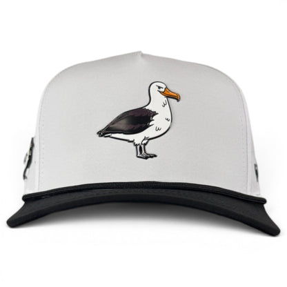 Albatross Golf Hat | Snapback Cap | Built-in Magnetic Ball Marker Holder + Marker Included | Adjustable | Bird - Club Rehab