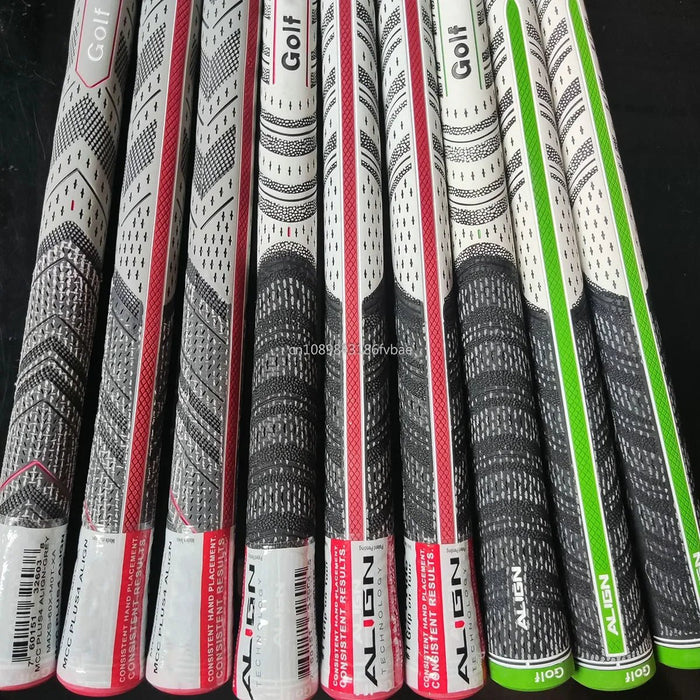 Align Golf Club Grips – The Grip That Gets You in Line - 13pcs Midsize green - Club Rehab
