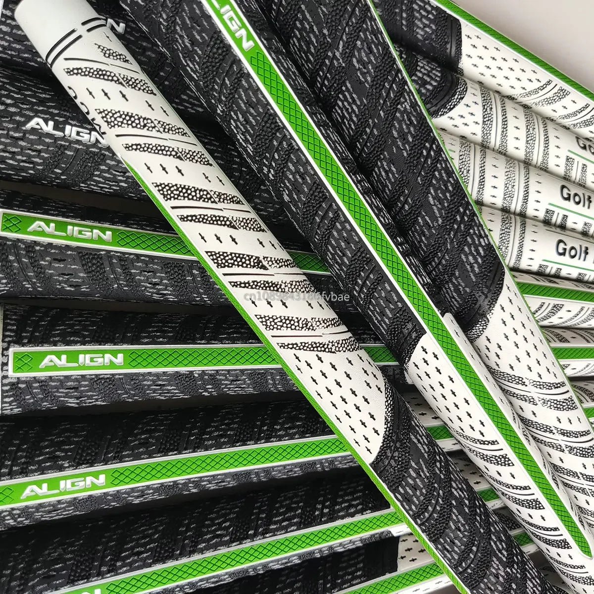 Align Golf Club Grips – The Grip That Gets You in Line - 13pcs Midsize green - Club Rehab