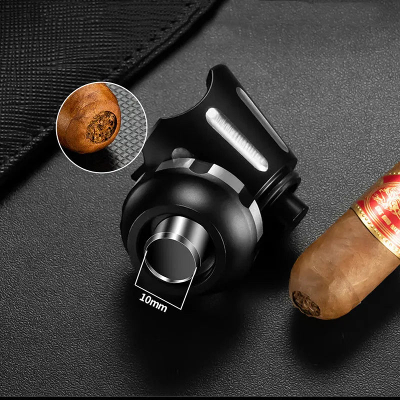 Alloy Cigar Holder & Puncher Set - Club Rehab - Cigar AccessoriesGoldAlloy Cigar Holder & Puncher Set