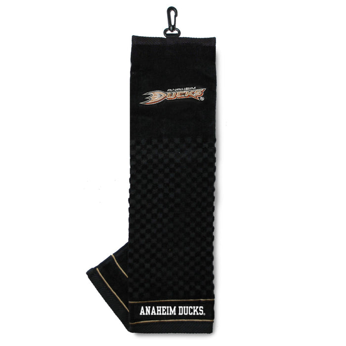 Anaheim Ducks embroidered golf towel
