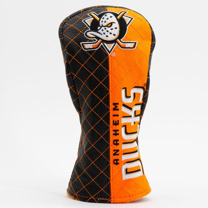 Anaheim Ducks split fairway quilted golf headcover