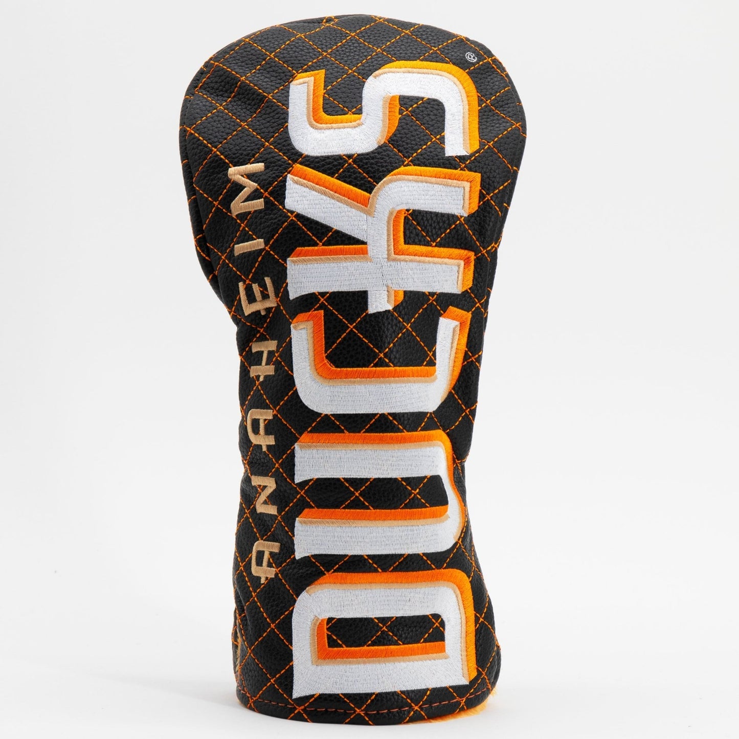 Anaheim Ducks solid driver quilted golf headcover