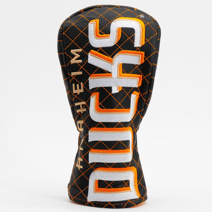 Anaheim Ducks solid fairway quilted golf headcover