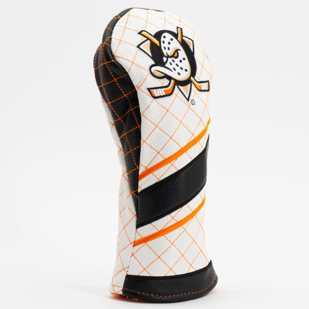 Anaheim Ducks stripe fairway quilted golf headcover alternate view