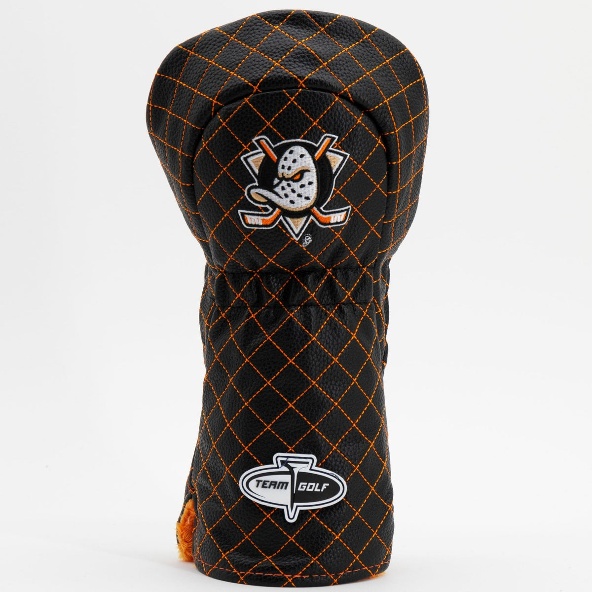Anaheim Ducks solid driver quilted golf headcover alternate view