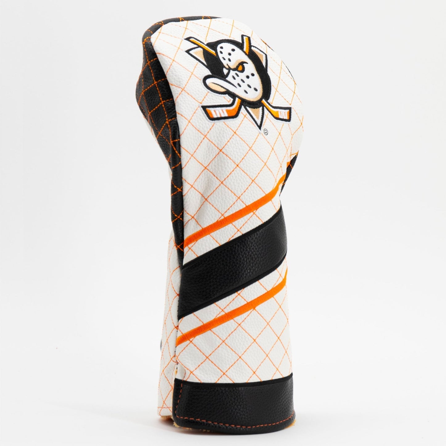 Anaheim Ducks stripe driver quilted golf headcover alternate view