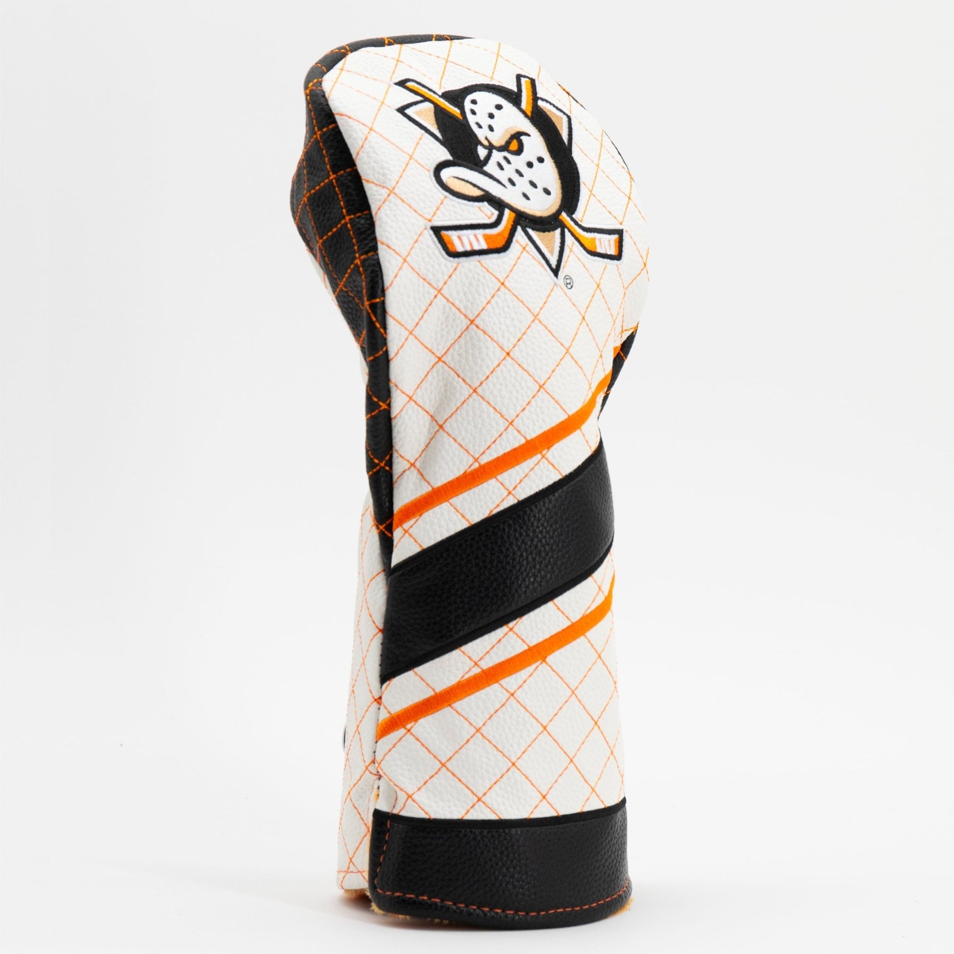 Anaheim Ducks stripe driver quilted golf headcover alternate view