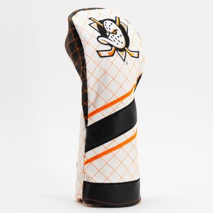 Anaheim Ducks stripe driver quilted golf headcover alternate view