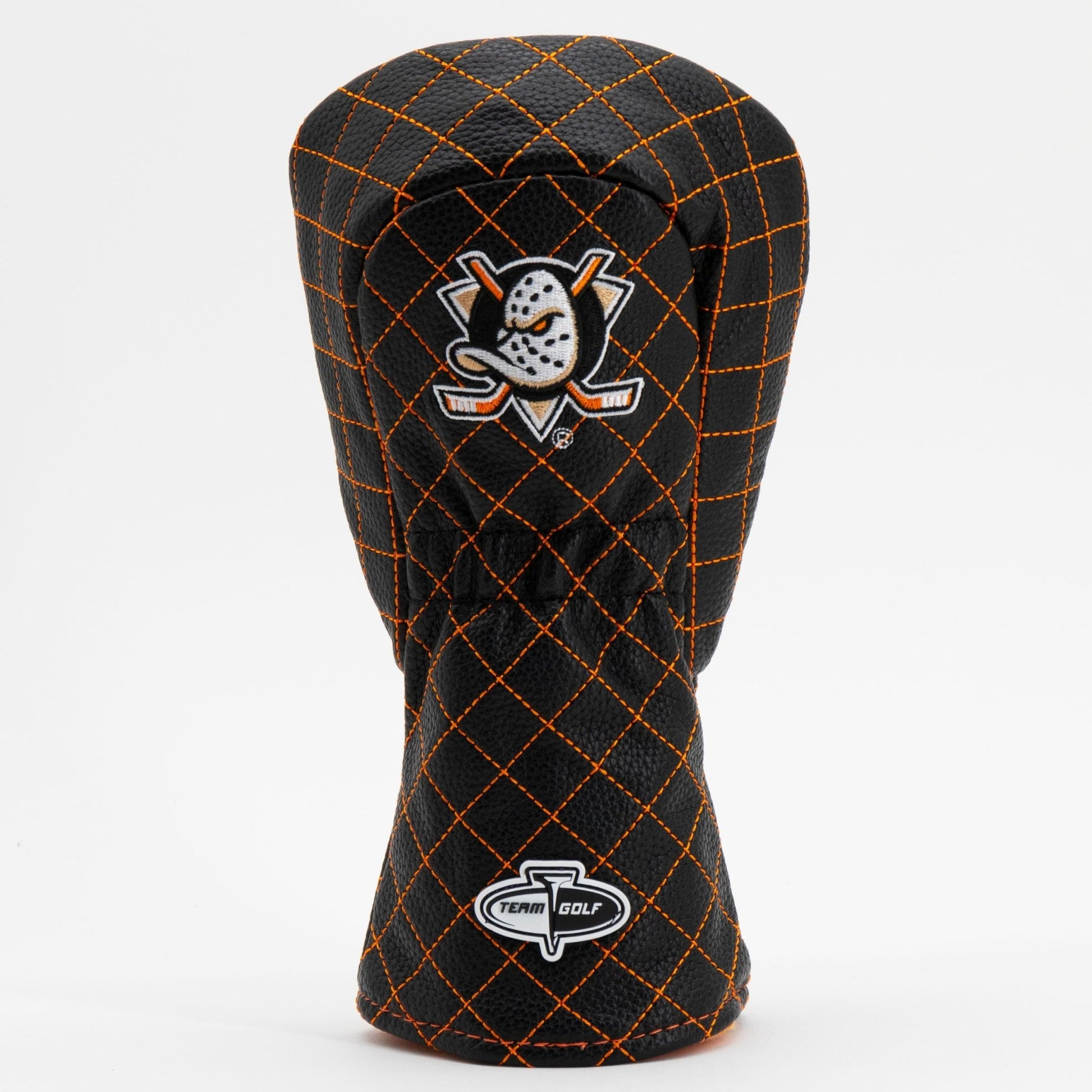 Anaheim Ducks solid fairway quilted golf headcover alternate view