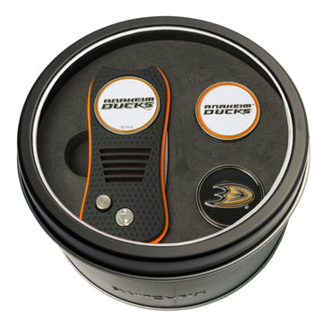 Anaheim Ducks Switchblade-Pitchgabel + 2 Ballmarker im Geschenk-Set