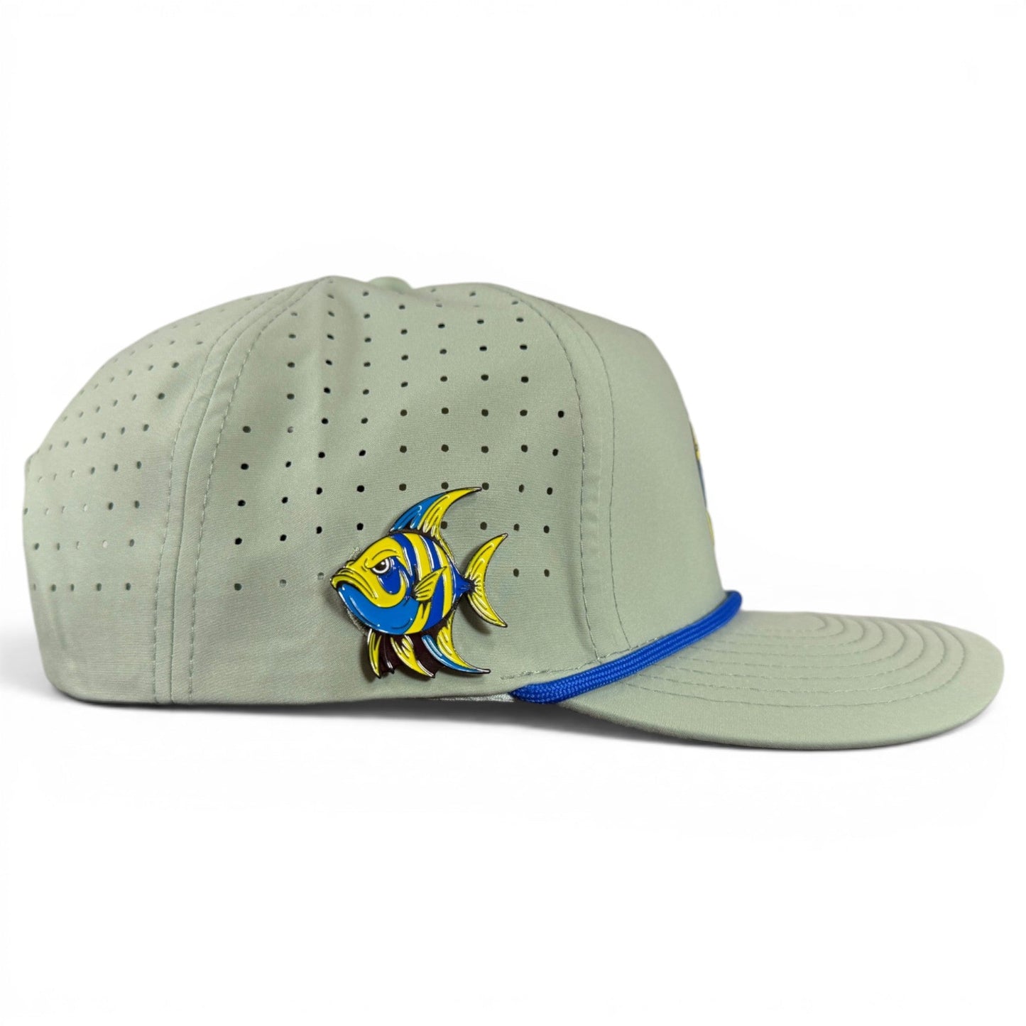 Angelfish Golf Hat | Snapback Cap | Built-in Magnetic Ball Marker Holder + Marker Included | Adjustable - Club Rehab