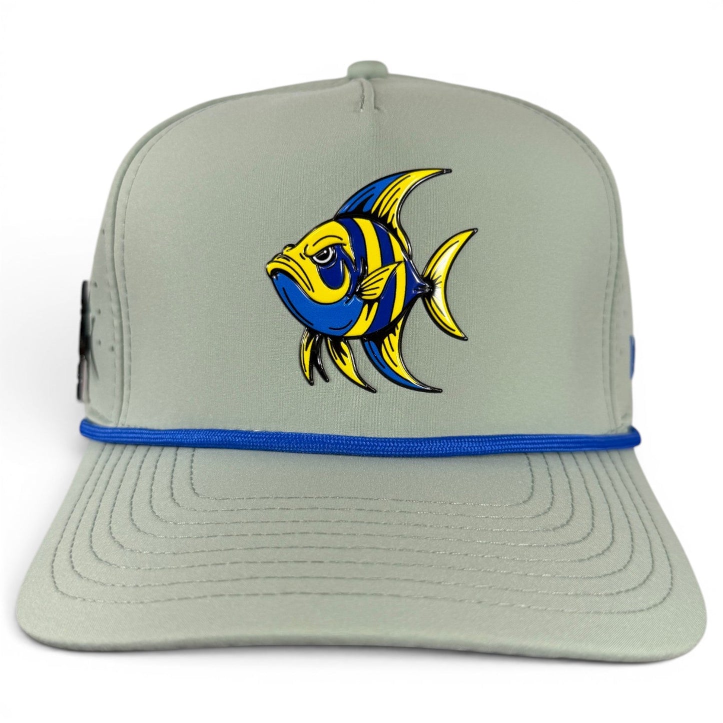 Angelfish Golf Hat | Snapback Cap | Built-in Magnetic Ball Marker Holder + Marker Included | Adjustable - Club Rehab