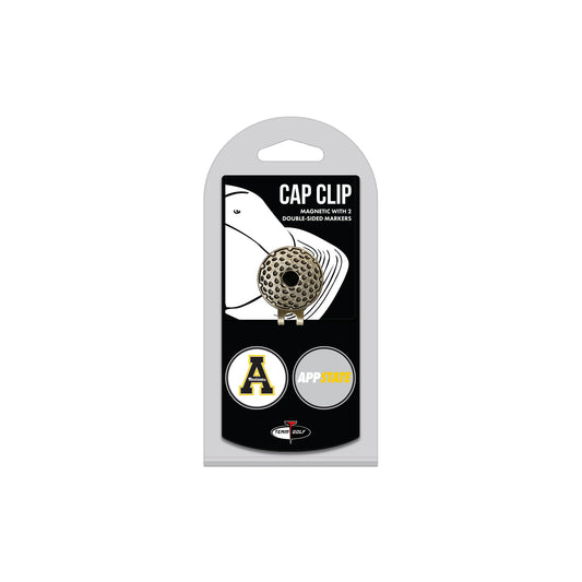 APPALACHIAN ST hat clip with two golf ball markers