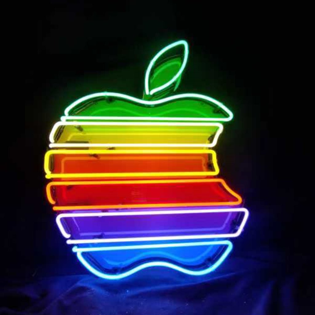 Apple Company Logo Neon Signs - Club Rehab