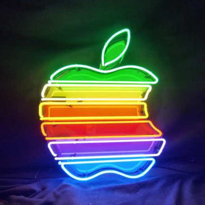 Apple Company Logo Neon Signs - Club Rehab