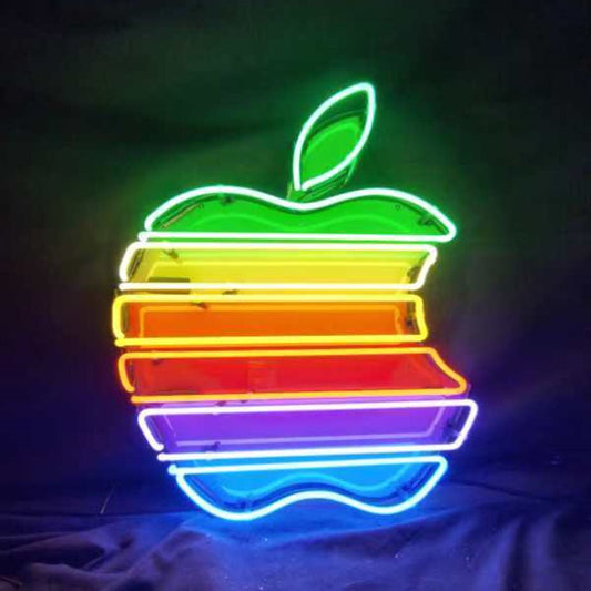 Apple Company Logo Neon Signs - Club Rehab