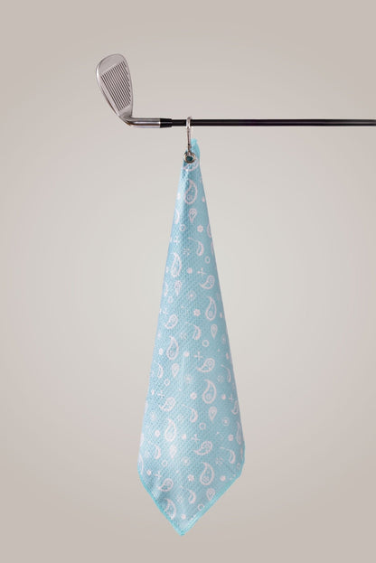 Aqua Golf Towel - Club Rehab