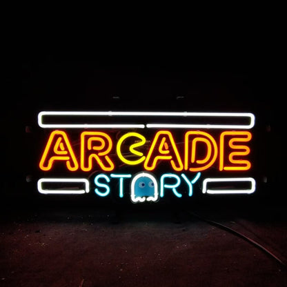 Arcade Story Neon Signs - Club Rehab