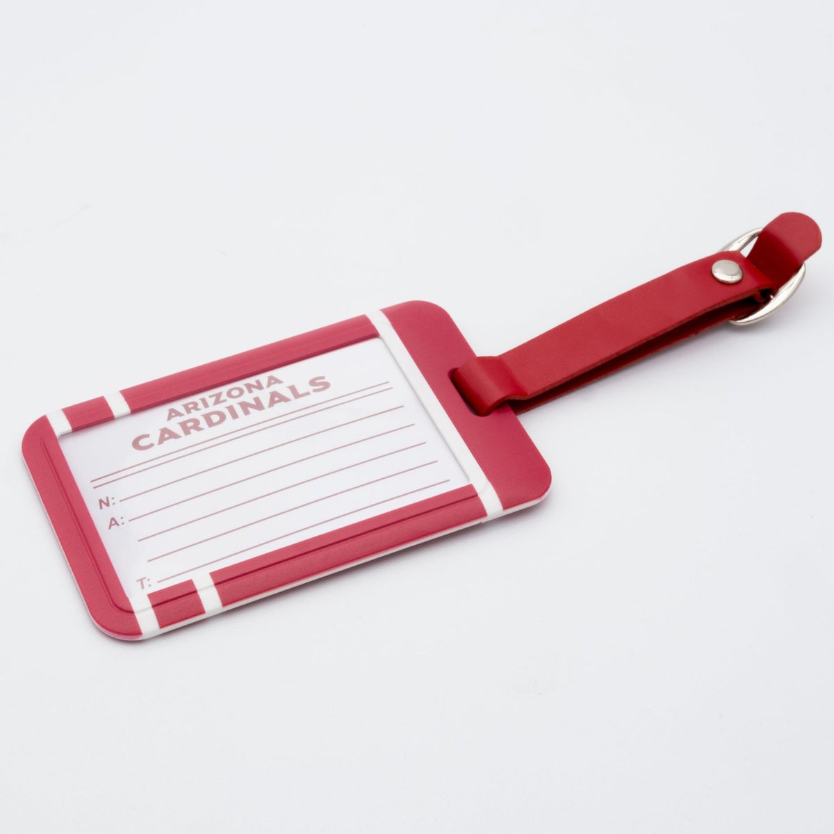 Arizona Cardinals plastic golf bag tag by Team Golf, product photo 2