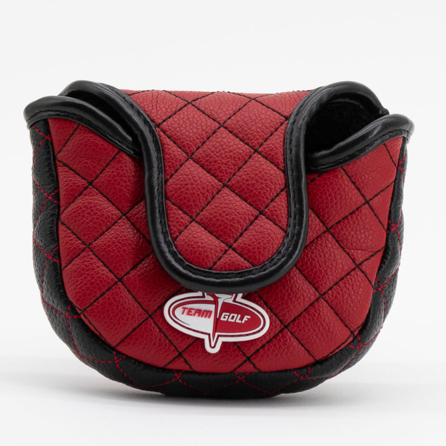 Arizona Cardinals solid quilted mallet putter cover, back view