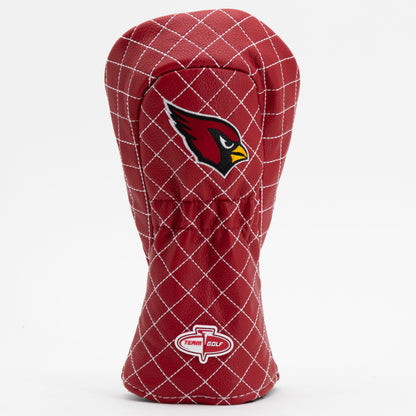 Arizona Cardinals Solid Quilted Fairway Headcover, back view