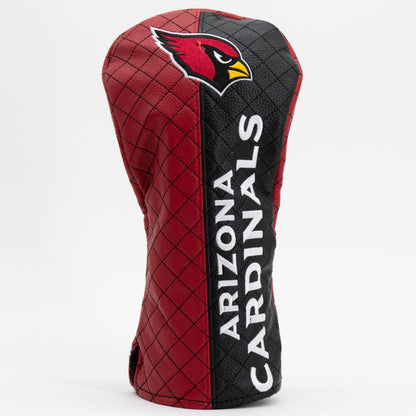 Arizona Cardinals Split Quilted Driver Headcover, front view