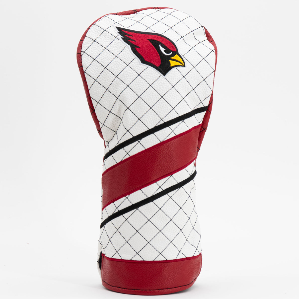 Arizona Cardinals Striped Quilted Driver Headcover, front view