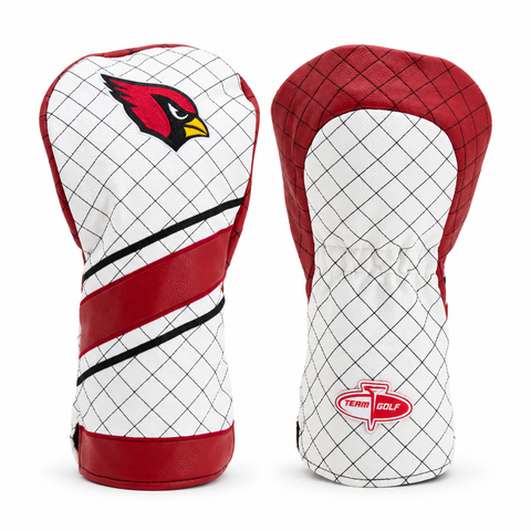 Arizona Cardinals Gestepptes Driver-Golfschlägerhaube mit Streifen