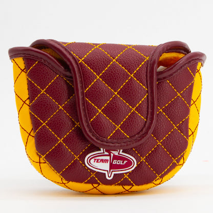 Arizona State Sun Devils Solid Quilted Mallet Putter Cover, back view